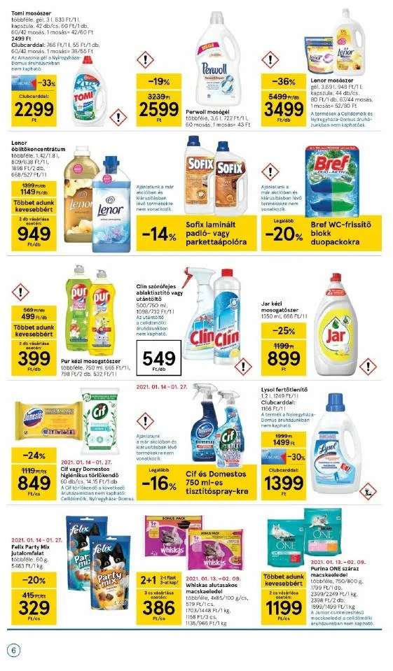 Tesco akciós újság Szupermarket 01.21–01.27 – 6. oldal