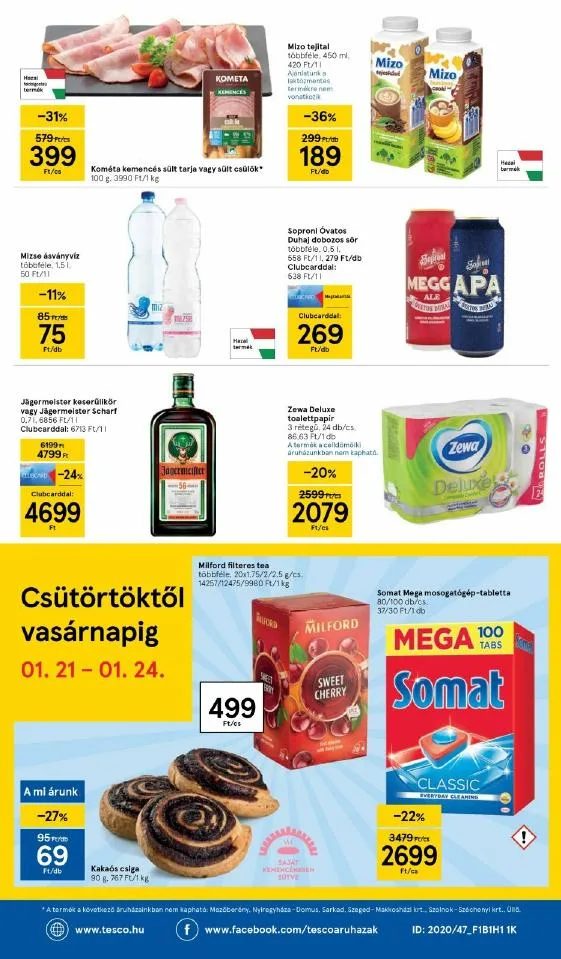 Tesco akciós újság Szupermarket 01.21–01.27 – 8. oldal