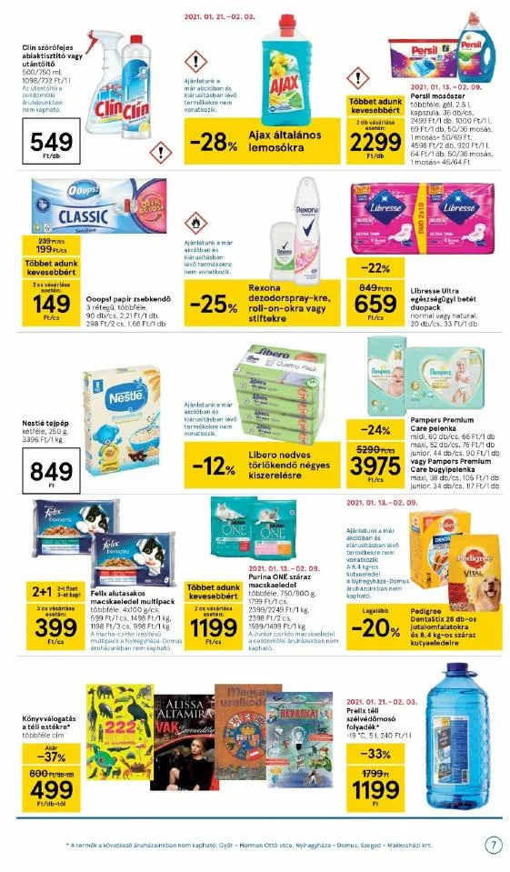 Tesco akciós újság Szupermarket 01.28–02.03 – 7. oldal