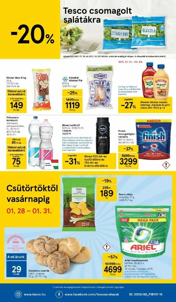 Tesco akciós újság Szupermarket 01.28–02.03 – 8. oldal
