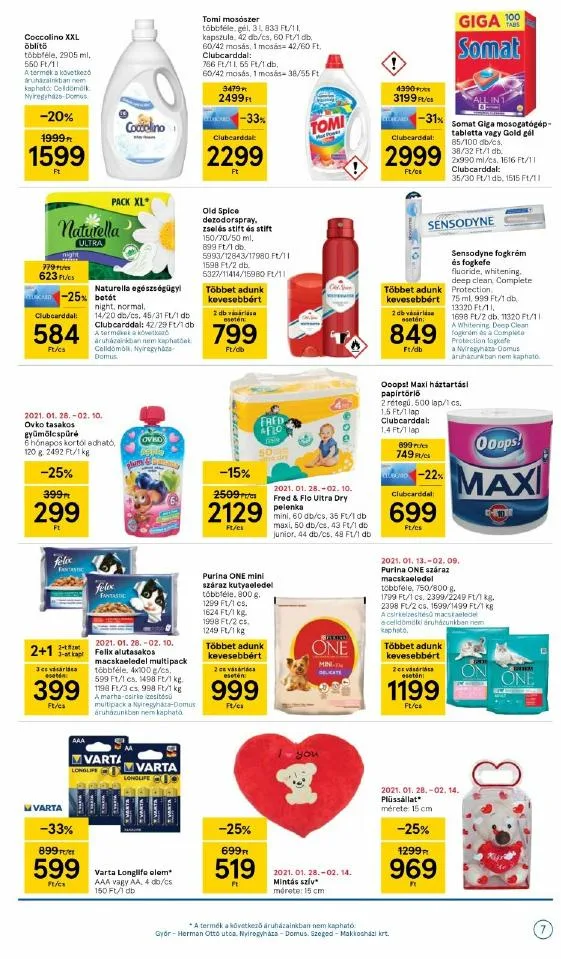 Tesco akciós újság Szupermarket 02.04–02.10 – 7. oldal