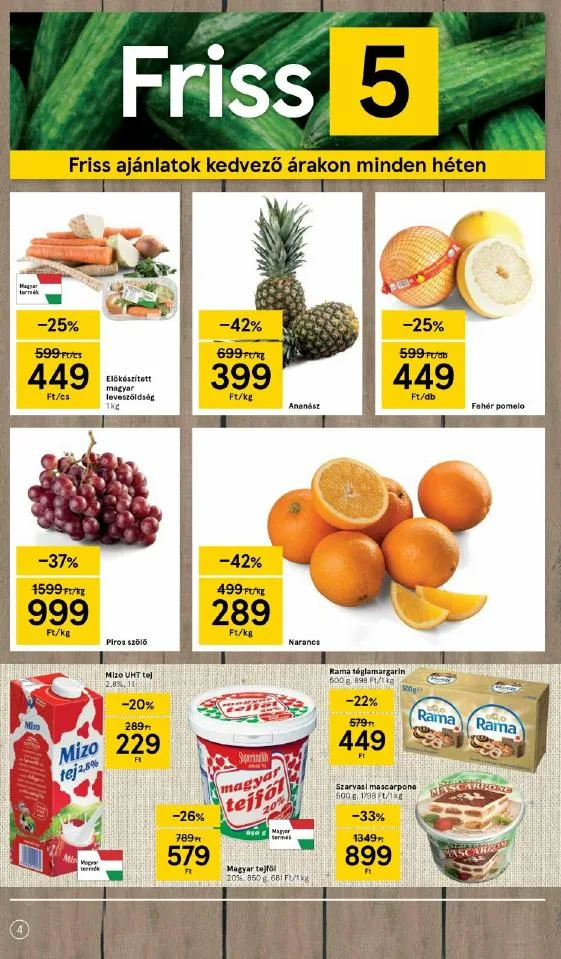 Tesco akciós újság Szupermarket 02.11–02.17 – 4. oldal