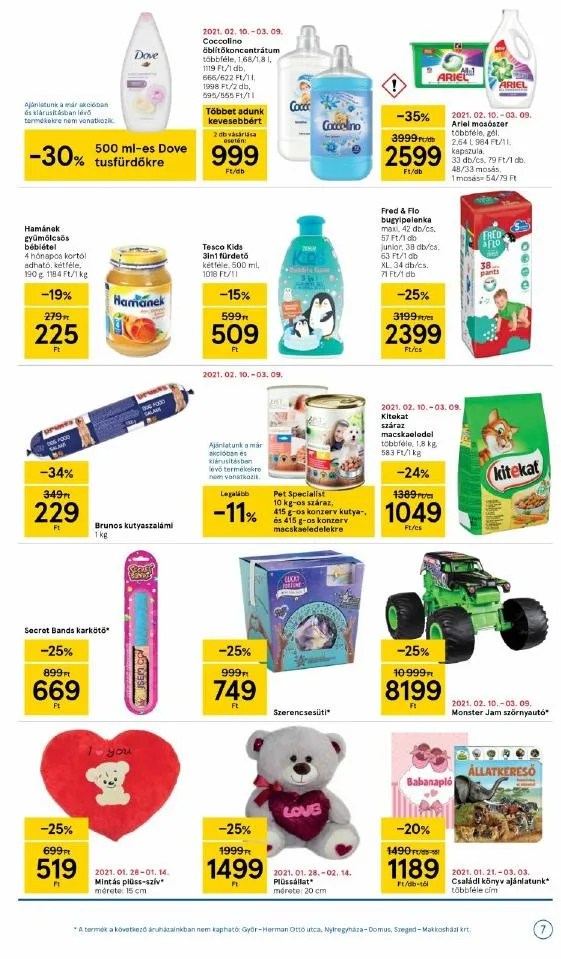 Tesco akciós újság Szupermarket 02.11–02.17 – 7. oldal