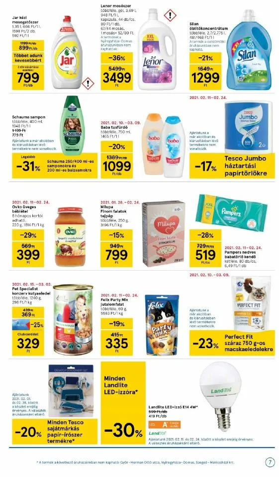 Tesco akciós újság Szupermarket 02.18–02.24 – 7. oldal