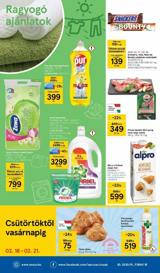 Tesco akciós újság Szupermarket 02.18–02.24 – 8. oldal