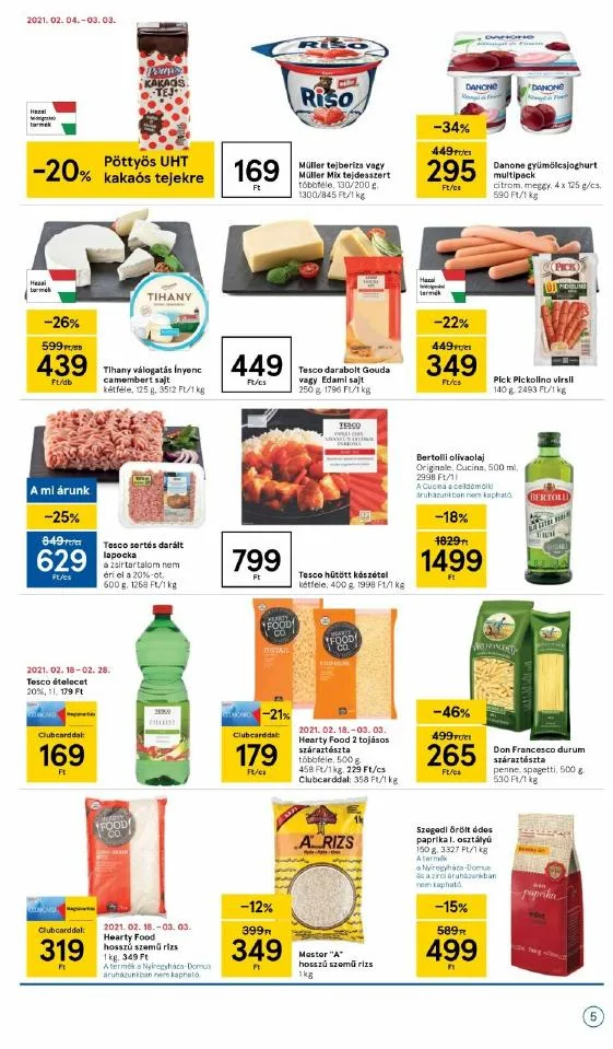 Tesco akciós újság Szupermarket 02.25–03.03 – 5. oldal