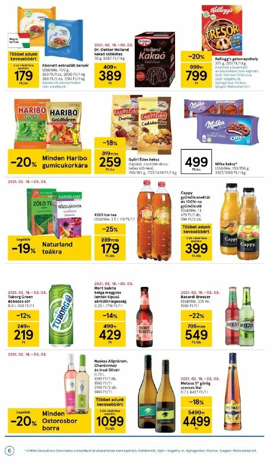 Tesco akciós újság Szupermarket 02.25–03.03 – 6. oldal