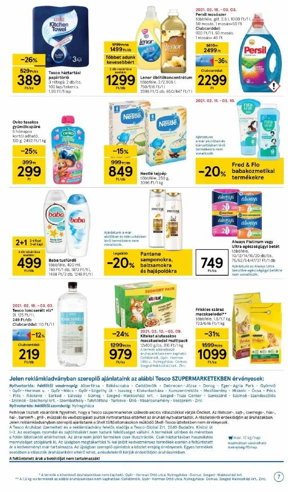 Tesco akciós újság Szupermarket 02.25–03.03 – 7. oldal