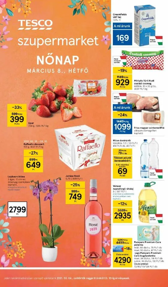 Tesco akciós újság Szupermarket 03.04–03.10