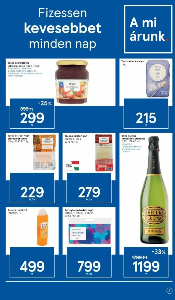 Tesco akciós újság Szupermarket 03.04–03.10 – 3. oldal