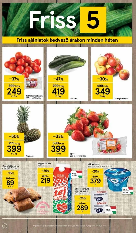 Tesco akciós újság Szupermarket 03.04–03.10 – 4. oldal