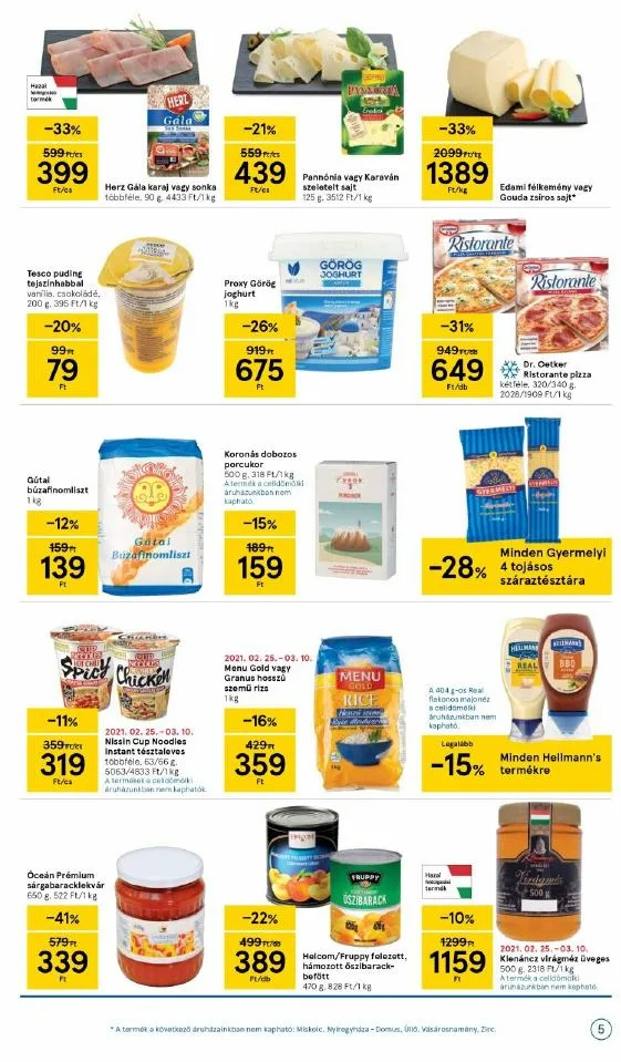Tesco akciós újság Szupermarket 03.04–03.10 – 5. oldal