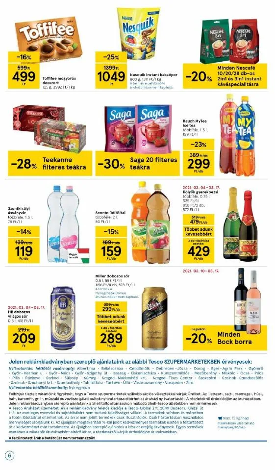 Tesco akciós újság Szupermarket 03.11–03.17 – 6. oldal