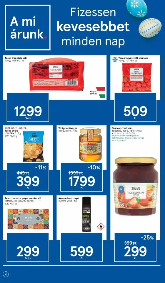 Tesco akciós újság Szupermarket 03.18–03.24 – 4. oldal
