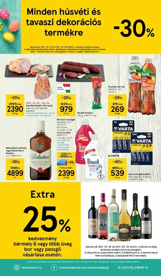 Tesco akciós újság Szupermarket 03.18–03.24 – 8. oldal