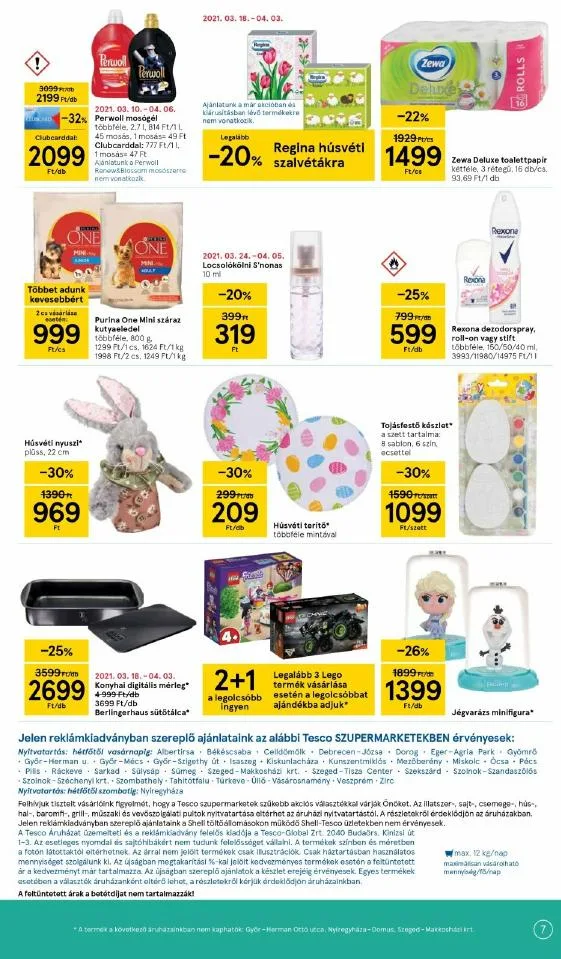 Tesco akciós újság Szupermarket 03.25–03.29 – 7. oldal