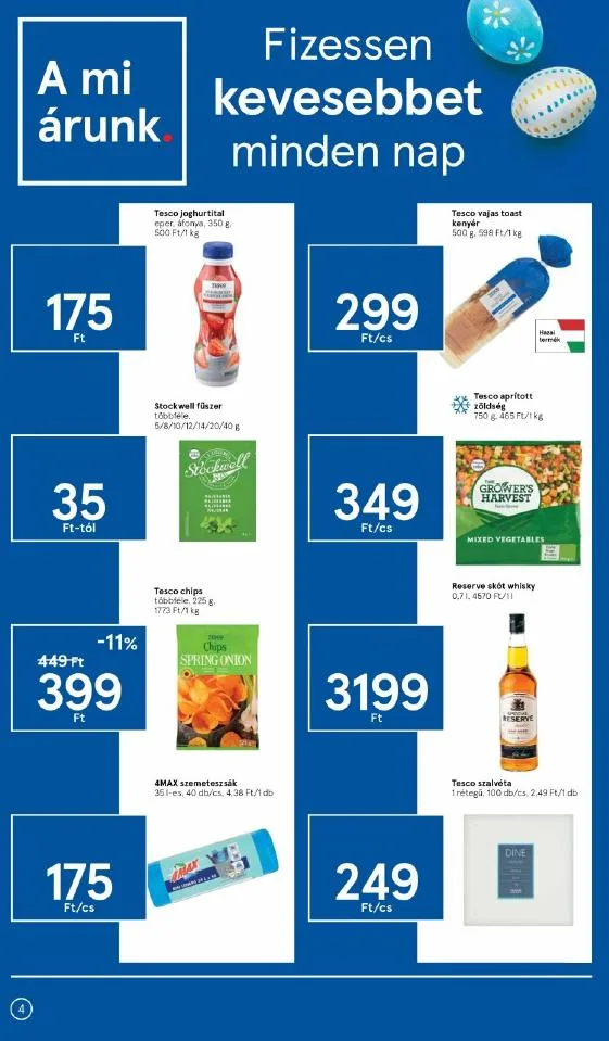 Tesco akciós újság Szupermarket 03.30–04.03 – 4. oldal
