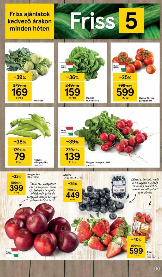 Tesco akciós újság Szupermarket 03.30–04.03 – 5. oldal