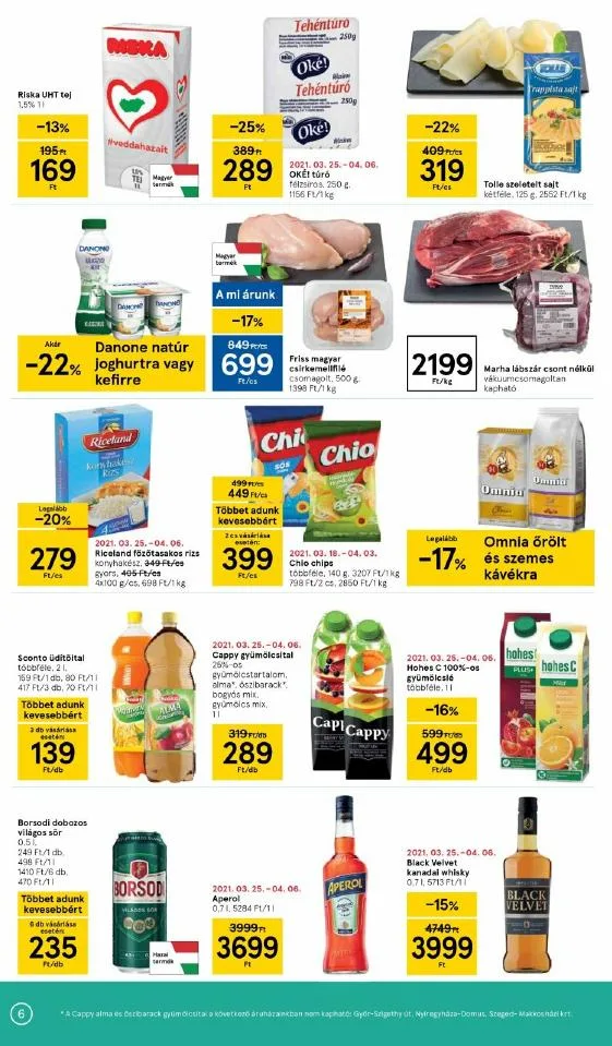 Tesco akciós újság Szupermarket 03.30–04.03 – 6. oldal