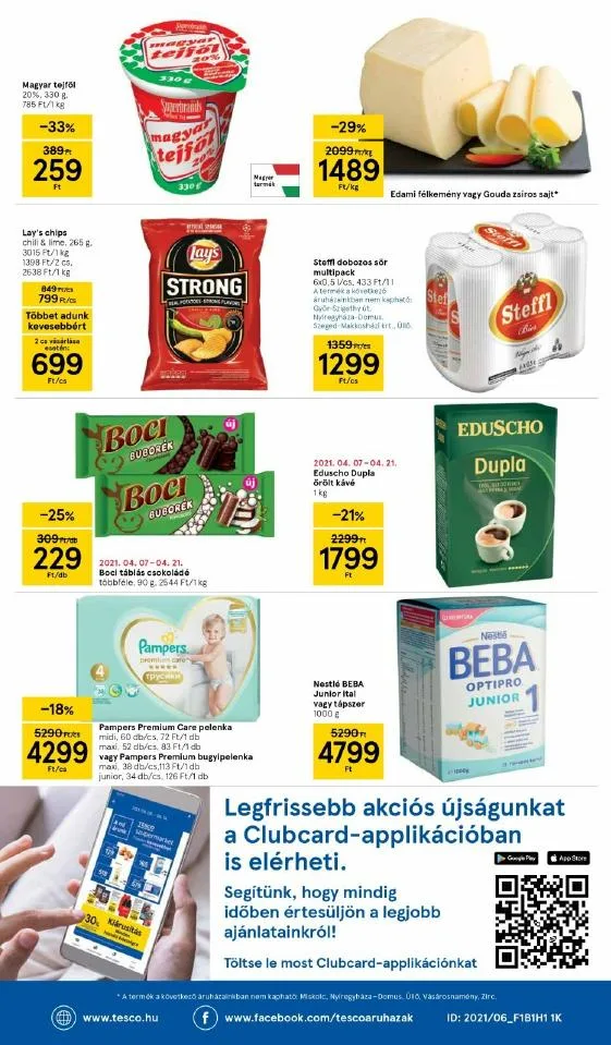 Tesco akciós újság Szupermarket 04.06–04.14 – 8. oldal