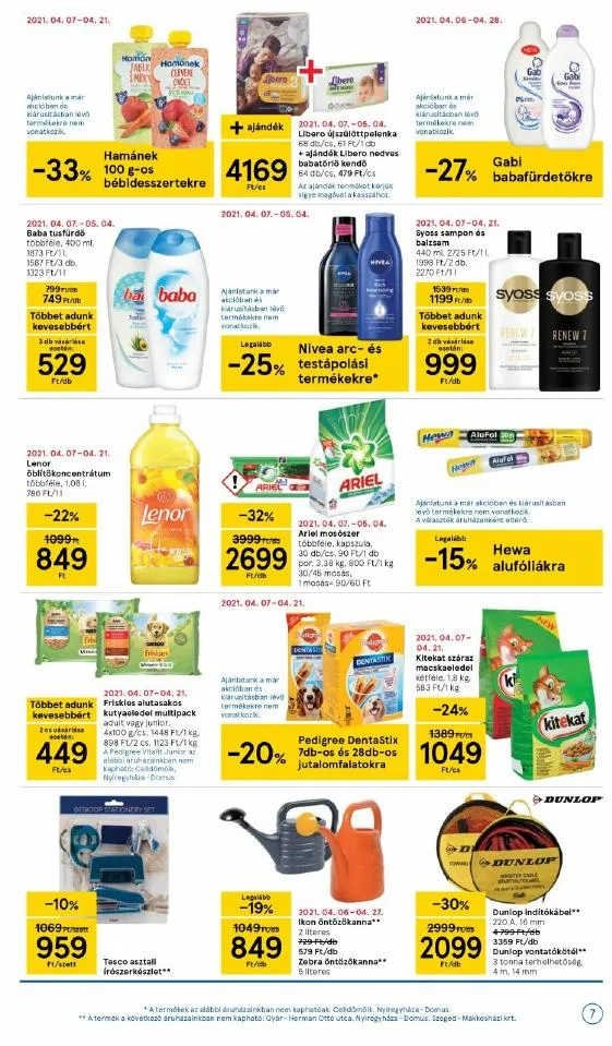Tesco akciós újság Szupermarket 04.15–04.21 – 7. oldal