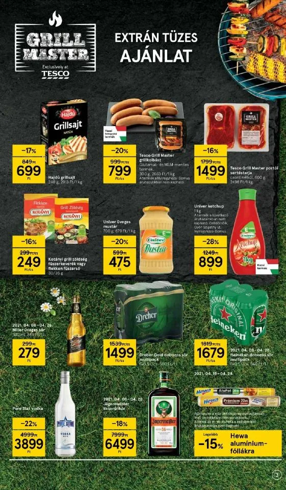 Tesco akciós újság Szupermarket 04.22–04.28 – 3. oldal