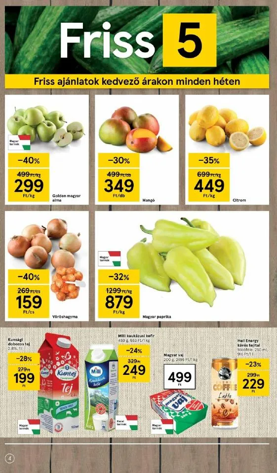Tesco akciós újság Szupermarket 04.22–04.28 – 4. oldal