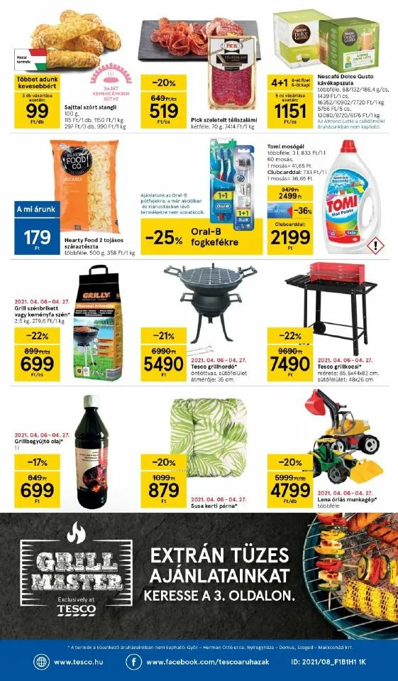 Tesco akciós újság Szupermarket 04.22–04.28 – 8. oldal