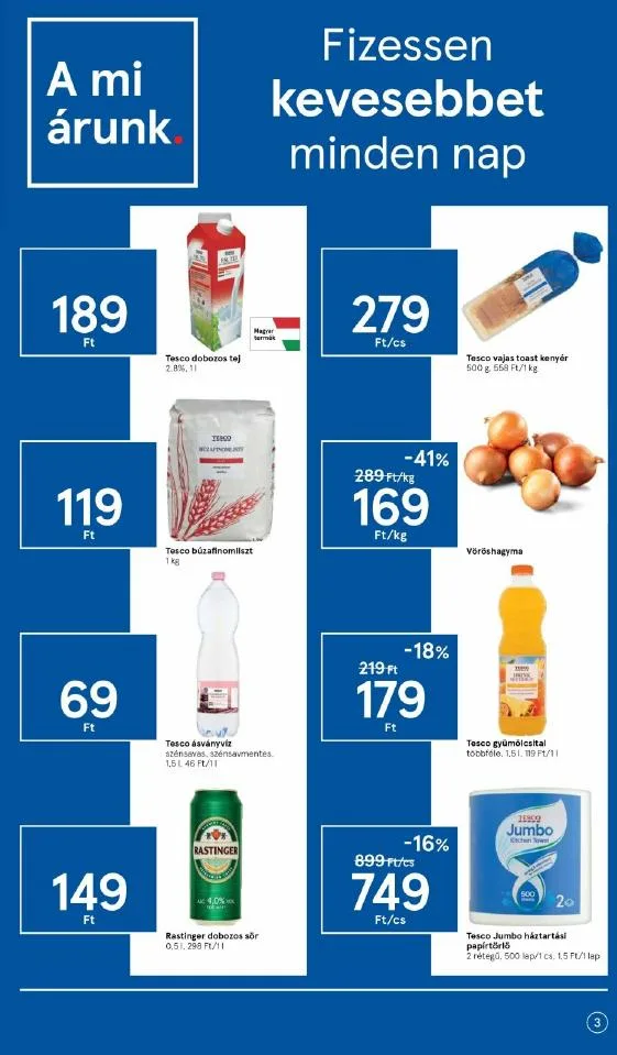 Tesco akciós újság Szupermarket 04.29–05.05 – 3. oldal