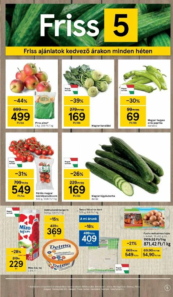 Tesco akciós újság Szupermarket 04.29–05.05 – 5. oldal