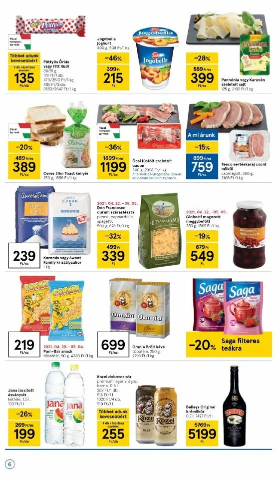 Tesco akciós újság Szupermarket 04.29–05.05 – 6. oldal