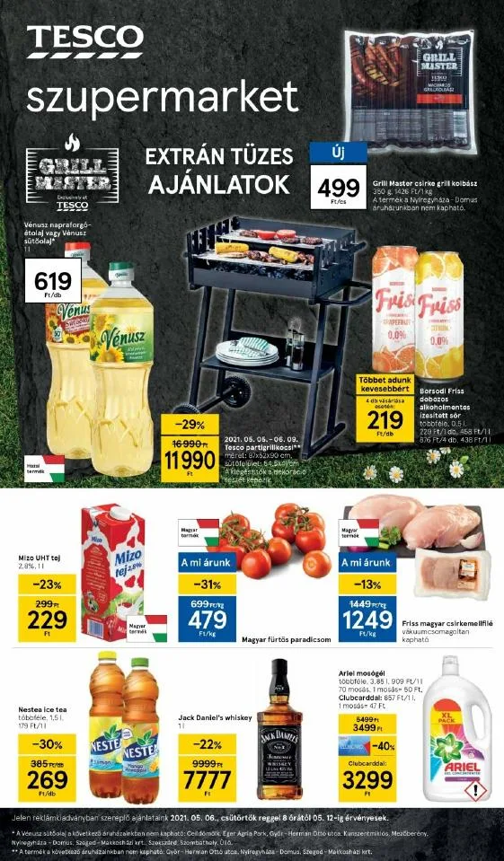 Tesco akciós újság Szupermarket 05.06–05.12