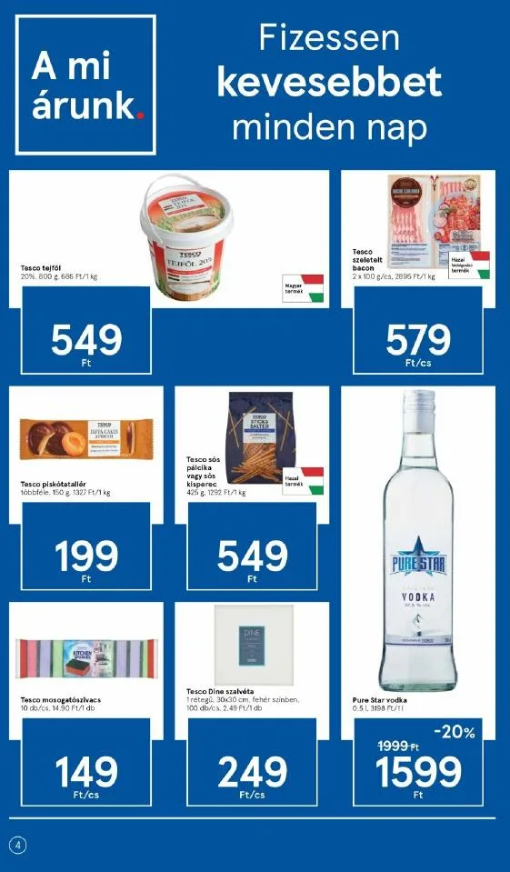 Tesco akciós újság Szupermarket 05.06–05.12 – 4. oldal