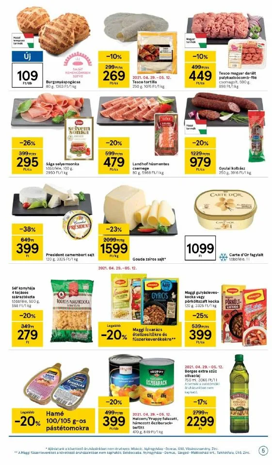 Tesco akciós újság Szupermarket 05.06–05.12 – 5. oldal