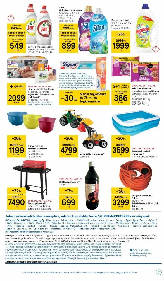 Tesco akciós újság Szupermarket 05.06–05.12 – 7. oldal