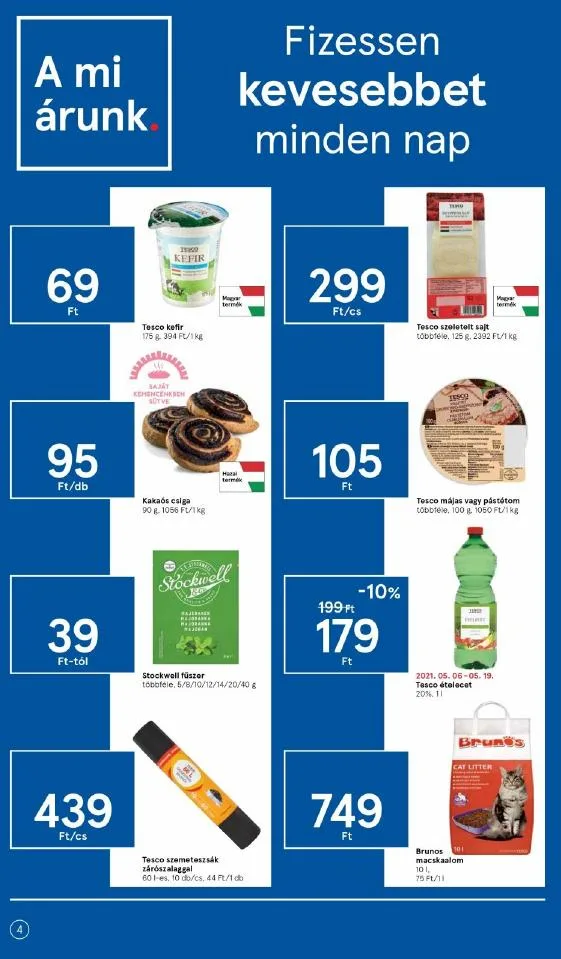 Tesco akciós újság Szupermarket 05.13–05.19 – 4. oldal