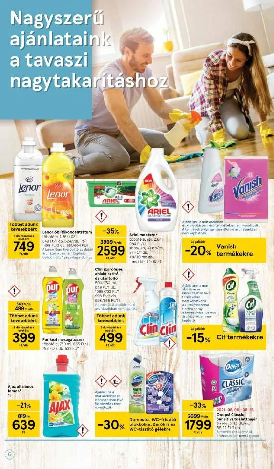 Tesco akciós újság Szupermarket 05.13–05.19 – 6. oldal