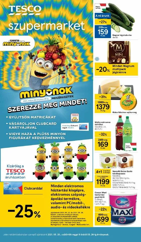 Tesco akciós újság Szupermarket 05.20–05.26