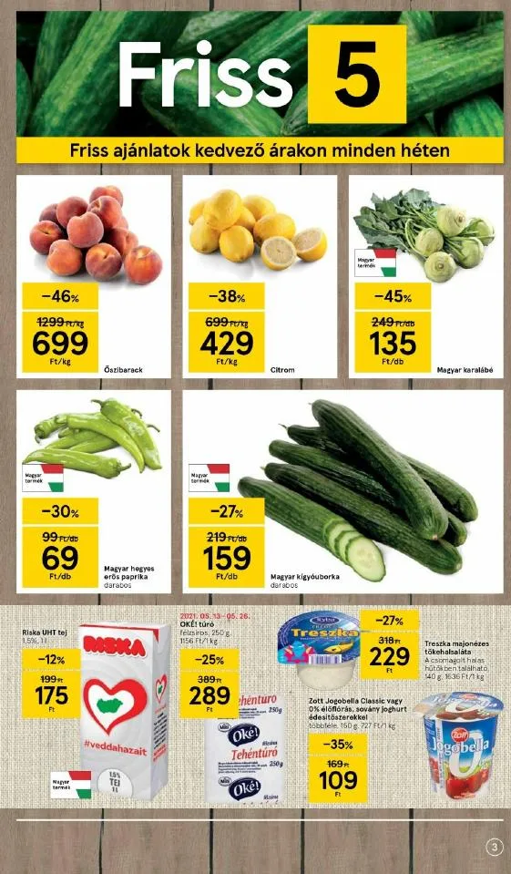 Tesco akciós újság Szupermarket 05.20–05.26 – 3. oldal