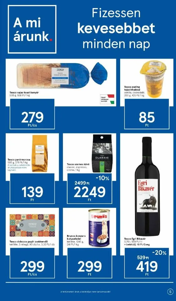 Tesco akciós újság Szupermarket 05.20–05.26 – 5. oldal