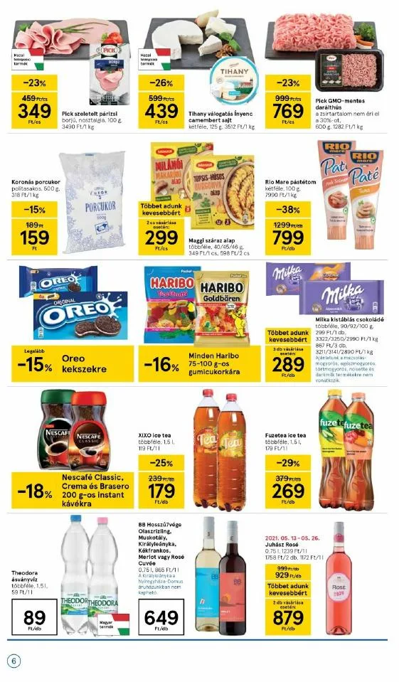 Tesco akciós újság Szupermarket 05.20–05.26 – 6. oldal