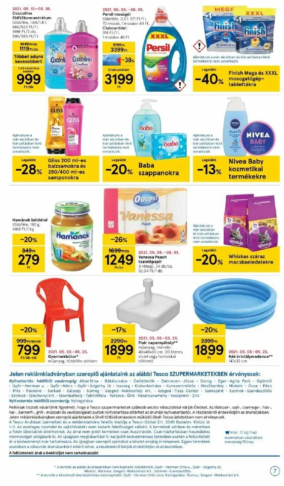 Tesco akciós újság Szupermarket 05.20–05.26 – 7. oldal
