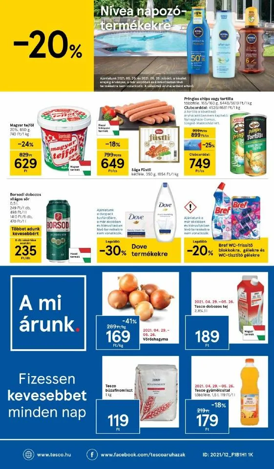 Tesco akciós újság Szupermarket 05.20–05.26 – 8. oldal
