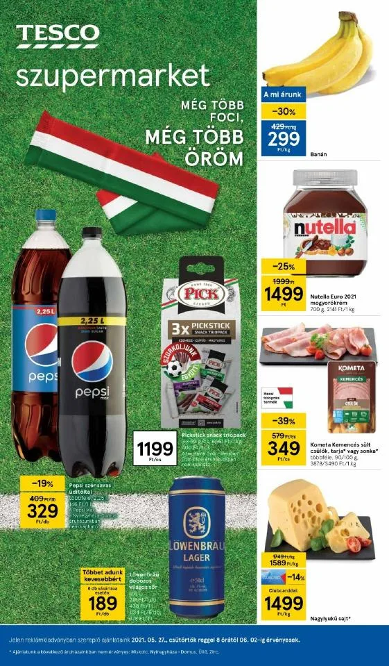 Tesco akciós újság Szupermarket 05.27–06.02