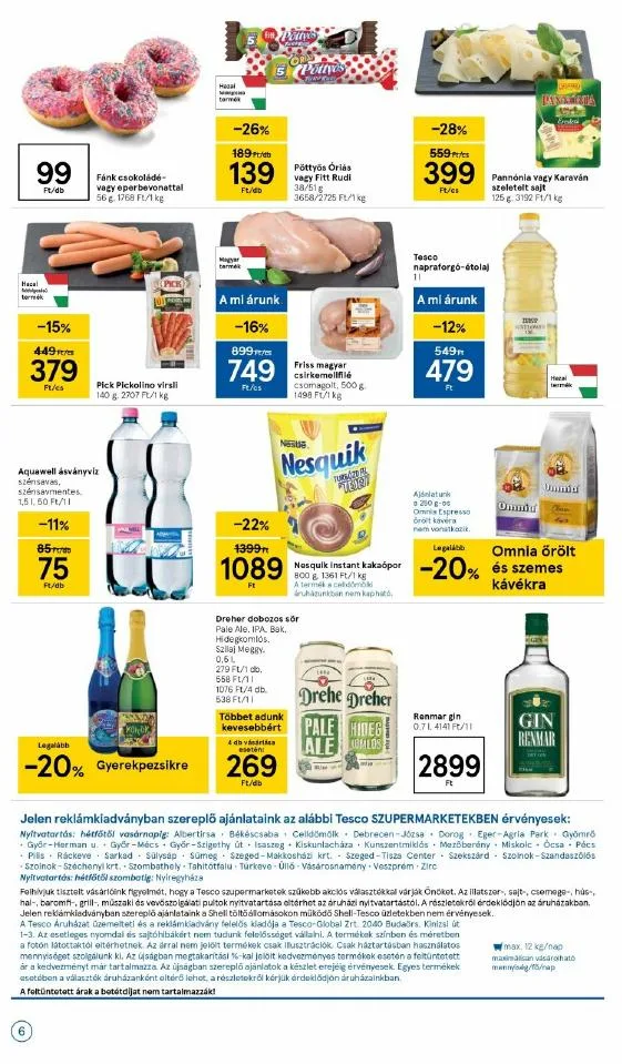 Tesco akciós újság Szupermarket 05.27–06.02 – 6. oldal