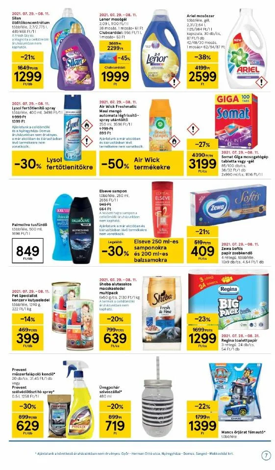 Tesco akciós újság Szupermarket 08.05–08.11 – 7. oldal