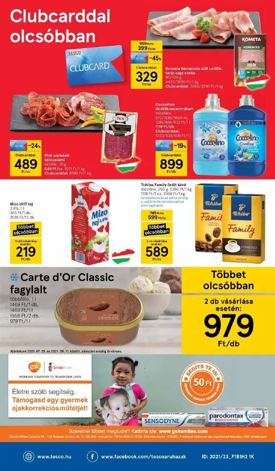 Tesco akciós újság Szupermarket 08.05–08.11 – 8. oldal