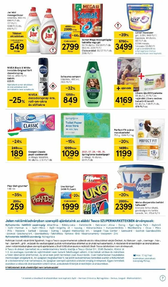 Tesco akciós újság Szupermarket 08.12–08.18 – 7. oldal