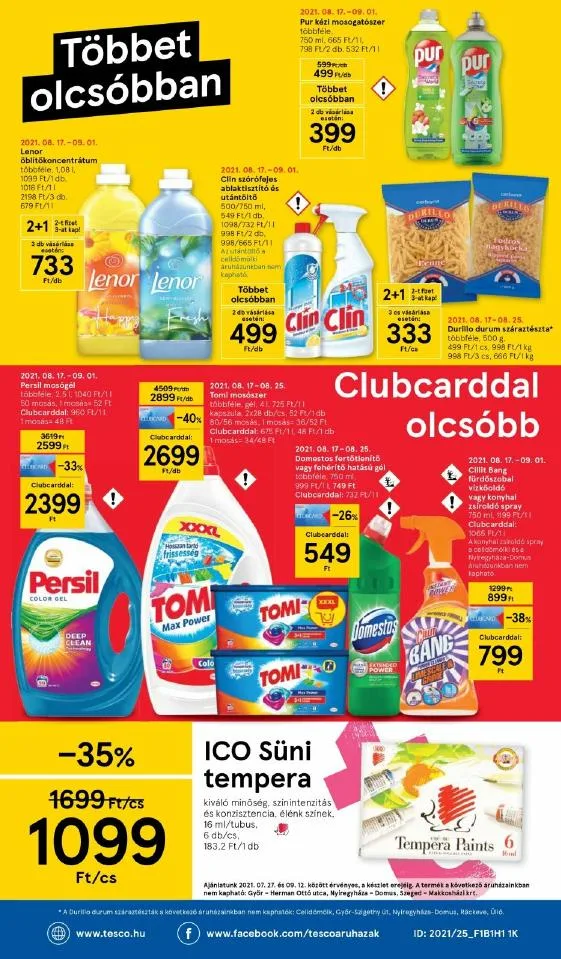 Tesco akciós újság Szupermarket 08.18–08.25 – 8. oldal