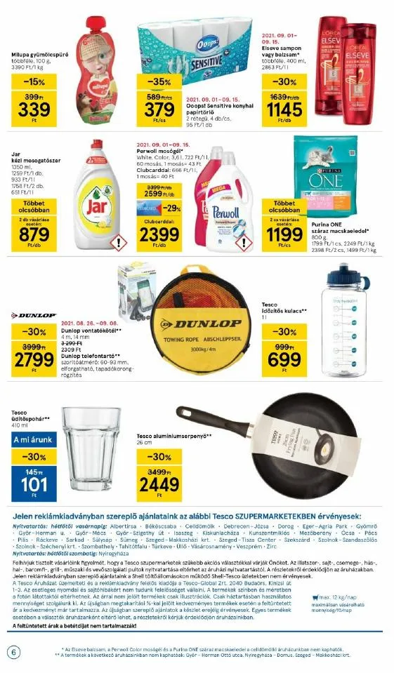 Tesco akciós újság Szupermarket 09.02–09.08 – 6. oldal